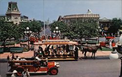 Town Square, Disneyland Anaheim, CA Postcard Postcard Postcard