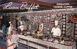 Luau Buffet, Sheraton Yankee Clipper Fort Lauderdale, FL Postcard Postcard Postcard