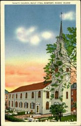 Trinity Church Newport, RI Postcard Postcard