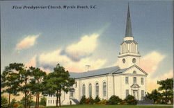 First Presbyterian Church Postcard