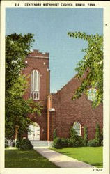 Centenary Methodist Church Erwin, TN Postcard Postcard