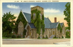 St. John's Episcopal Church Johnson City, TN Postcard Postcard