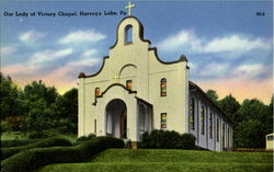 Our Lady Of Victory Chapel Harveys Lake, PA Postcard Postcard