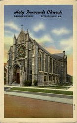 Holy Innocents Church, Landis Street Pittsburgh, PA Postcard Postcard