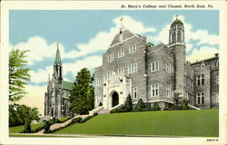 St. Mary's College And Chapel Postcard