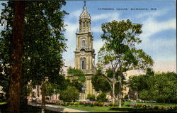 Cathedral Square Postcard