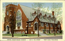 United Presbyterian Church West Allis, WI Postcard Postcard