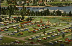 Aerial View Of Municipal Trailer Park Tampa, FL Postcard Postcard