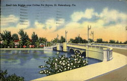 Snell Isle Bridge St. Petersburg, FL Postcard Postcard