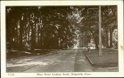 Main Street Looking South Postcard