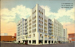 J. W. Robinson Co, 7th Grand Ave Los Angeles, CA Postcard Postcard