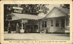 The Village Inn, U. S. 70 Hot Springs, AR Postcard Postcard