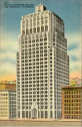 Pacific Telephone Building San Francisco, CA Postcard Postcard