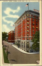 Kimball Hotel And Y. M. C. A, Chestnut Street Postcard