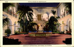 Patio House Of Hospitality Postcard