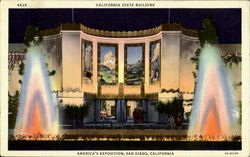 California State Building San Diego, CA Postcard Postcard