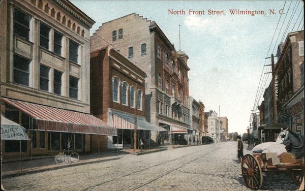 North Front Street Wilmington, NC Postcard