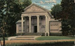 Hall of Christ Assembly Grounds Chautauqua, NY Postcard Postcard Postcard