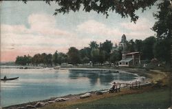 The Bay, Chautauqua Institution New York Postcard Postcard Postcard