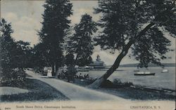 South Shore Drive, Chautauqua Institution New York Postcard Postcard Postcard