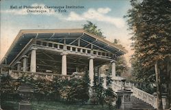 Hall of Philosophy, Chautauqua Institution New York Postcard Postcard Postcard