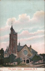 First Baptist Church Postcard