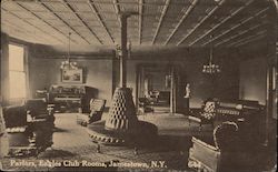 parlors, Eagles Club Room Jamestown, NY Postcard Postcard Postcard