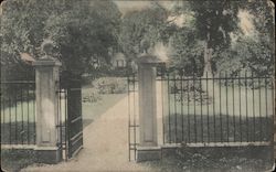 Salem Club Gardens Postcard