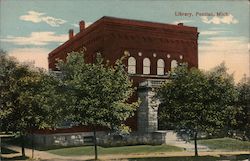 Library Postcard