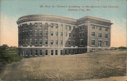 The New St. Teresa's Academy in the County Club District Postcard