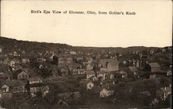 Bird's Eye View from Gobler's Knob Glouster, OH Postcard Postcard Postcard