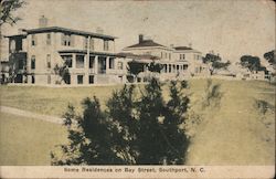 Some Residences on Bay Street Postcard