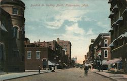 Burdick St Looking North Kalamazoo, MI Postcard Postcard Postcard