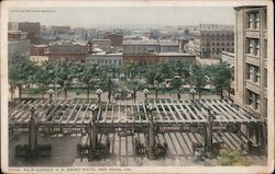 Palm Garden, U.S. Grant Hotel Postcard