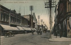 Government Street Victoria, BC Canada British Columbia Postcard Postcard Postcard