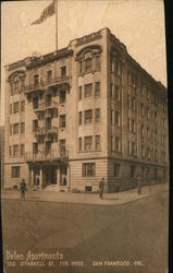 Deleo Apartments San Francisco, CA Postcard Postcard Postcard