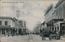 Pacific Avenue Santa Cruz, CA Postcard Postcard Postcard