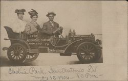 Automobile Photo at Electric Park San Antonio, TX Postcard Postcard Postcard