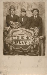 Touring Denver Studio Photo Colorado Postcard Postcard Postcard