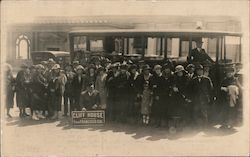 Cliff House Sightseeing Tour Bus Group #32 Postcard