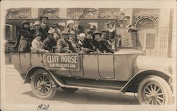 Cliff House Sightseeing Tour Bus Group #50 San Francisco, CA Postcard Postcard Postcard