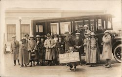 Cliff House Sightseeing Tour Bus Group #57 Postcard