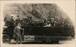 Cliff House Sightseeing Tour Bus Group #113 Postcard