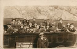 Cliff House Sightseeing Tour Bus Group #119 Postcard