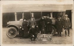 Cliff House Sightseeing Tour Bus Group #125 Postcard