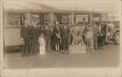 Cliff House Sightseeing Tour Bus Group #128 Postcard