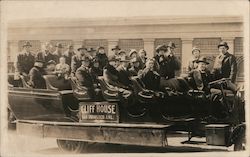 Cliff House Sightseeing Tour Bus Group #142 Postcard