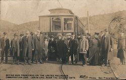 United Railroads Observation Car Tour Group, Lands End Postcard Postcard Postcard