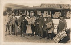 Cliff House Sightseeing Tour Bus Group #158 Postcard