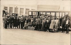 Cliff House Sightseeing Tour Bus Group #176 Postcard